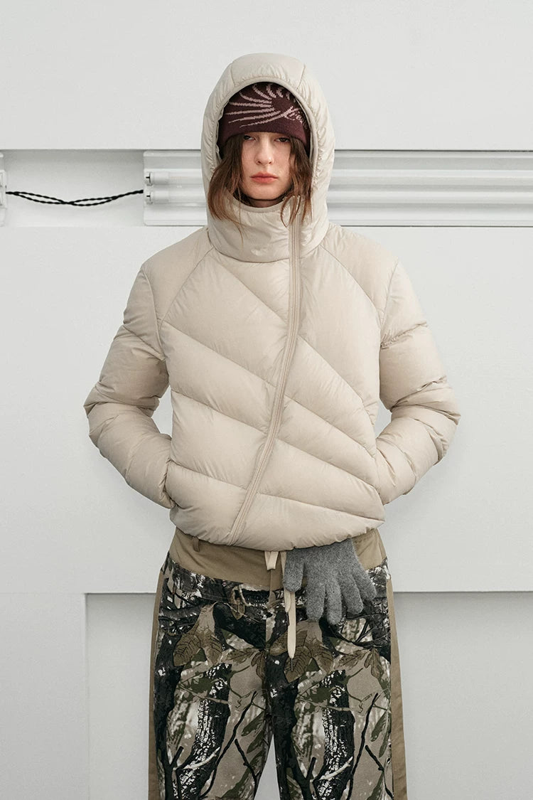 Lightweight Hooded Down Jacket