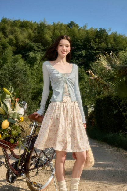 Skin-Feel Lace Cardigan