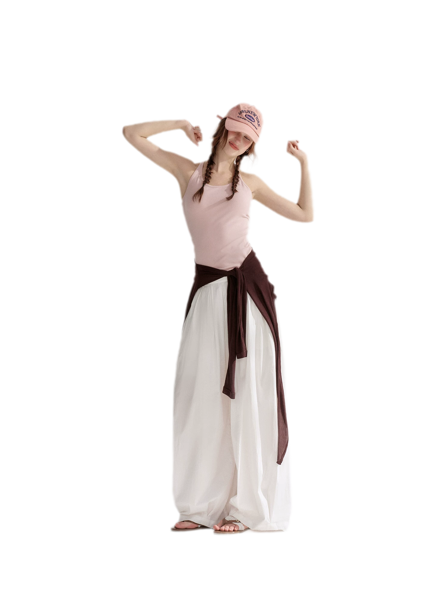 Pleated Balloon Relaxed Pants