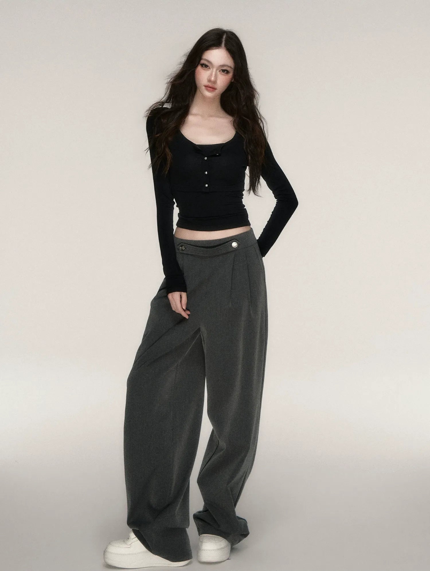 Napoleon Wide-Leg Suit Trousers