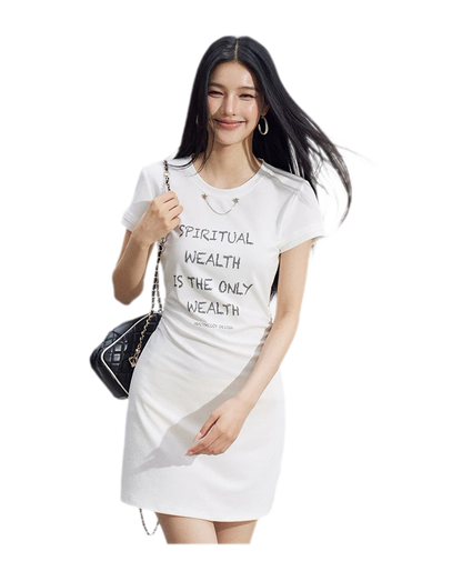 Chain Detail T-Shirt Dress
