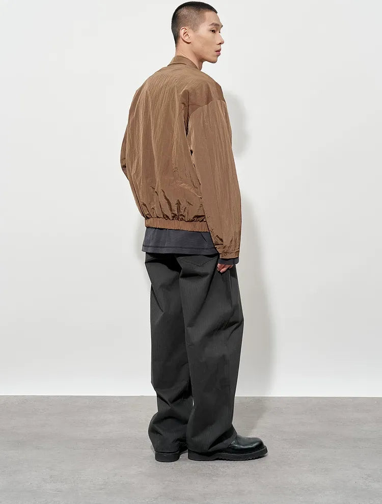 Textured Curved Panel Jacket