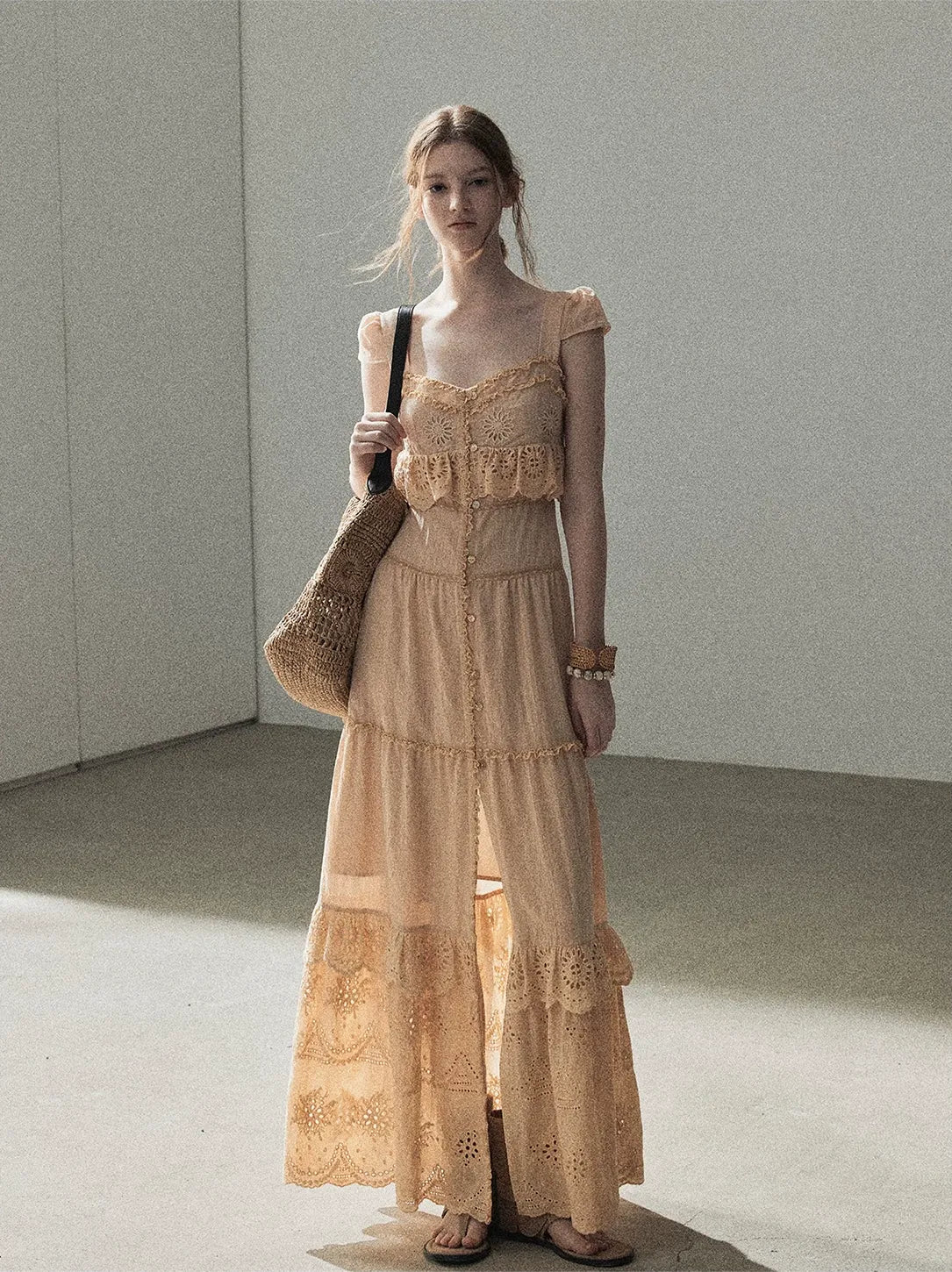 Floral Embroidered Dress