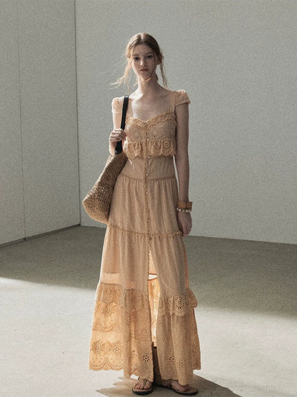 Floral Embroidered Dress
