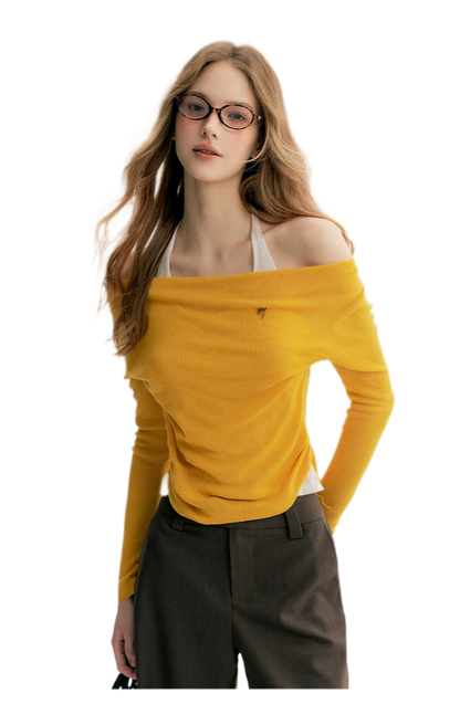 Lyocell Halter Knit Top