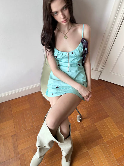 Polka Dot Tied Dress