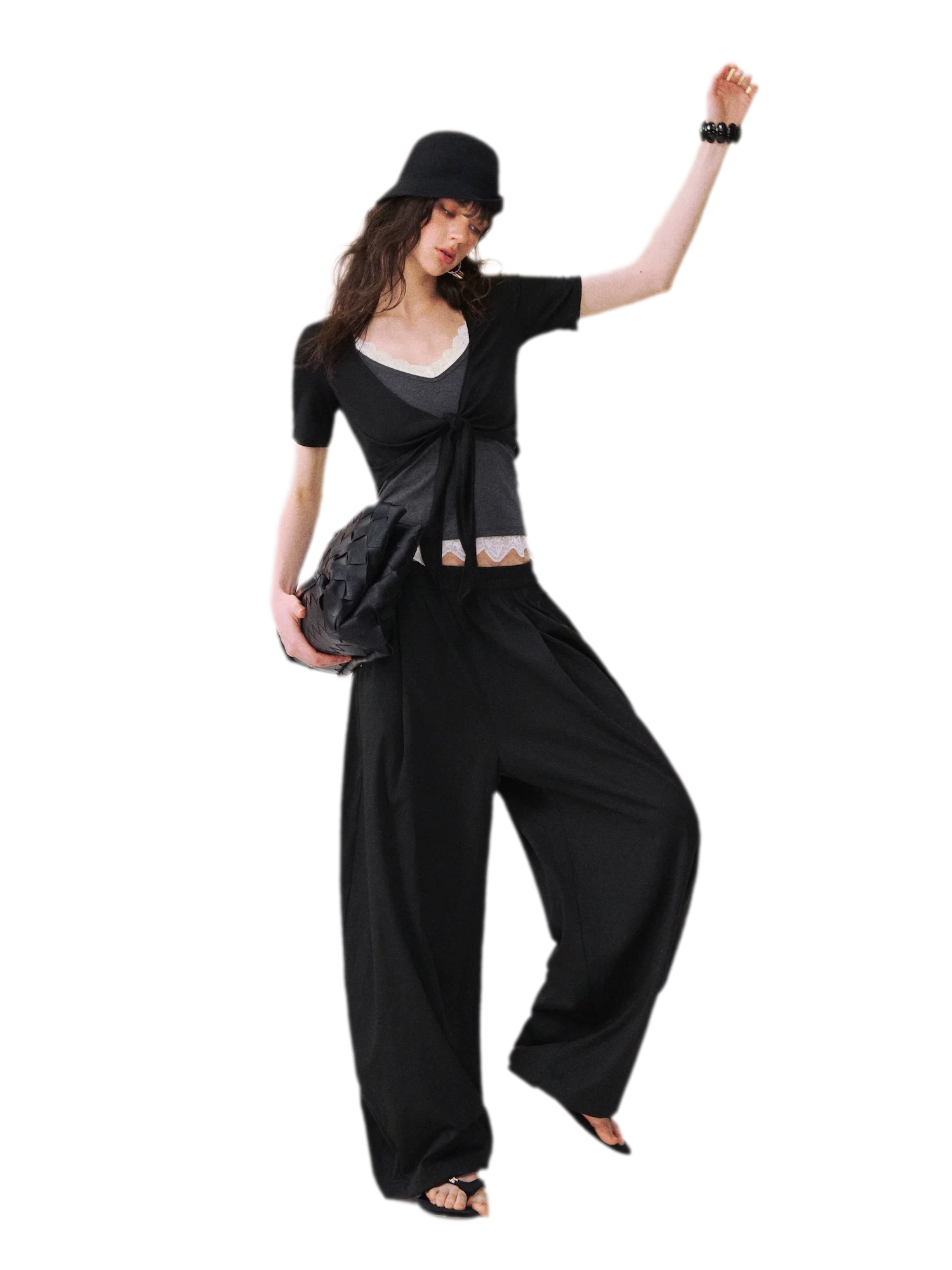 Breathable Relaxed Lantern Pants