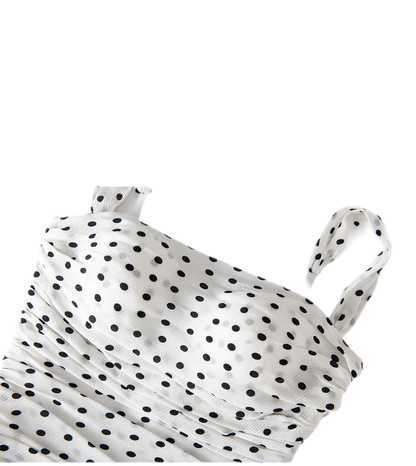Polka Dot Bustier Top