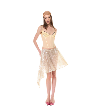 Shimmering Asymmetric Cover-Up