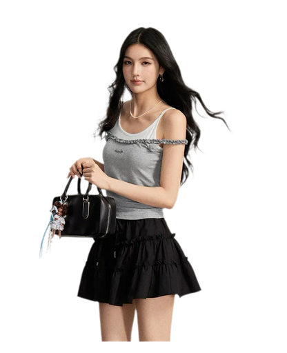 Lace Tie Skirt