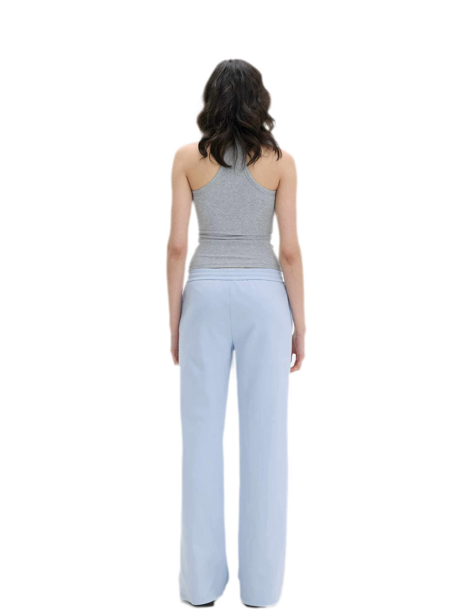 Low-Rise Wide-Leg Loose Sweatpants