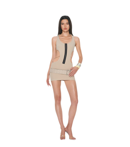 Back Tie Knit Dress
