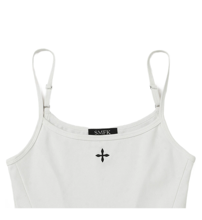 Vintage Style Adjustable Strap Top
