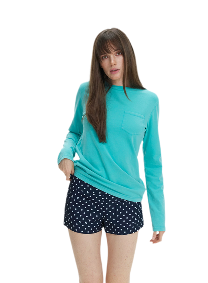 Pocket Detail Long-Sleeve T-Shirt