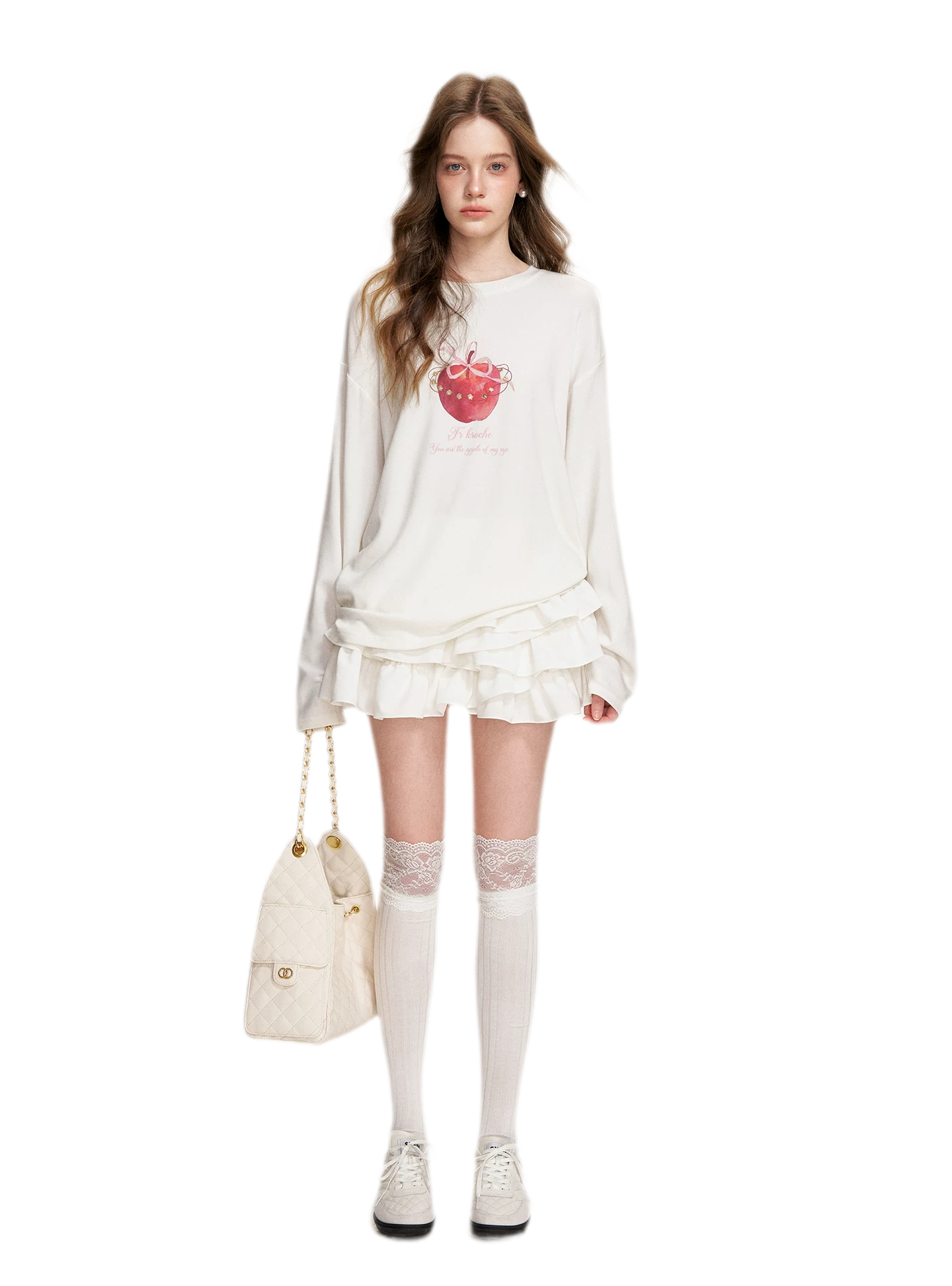 Sequin Apple T-Shirt