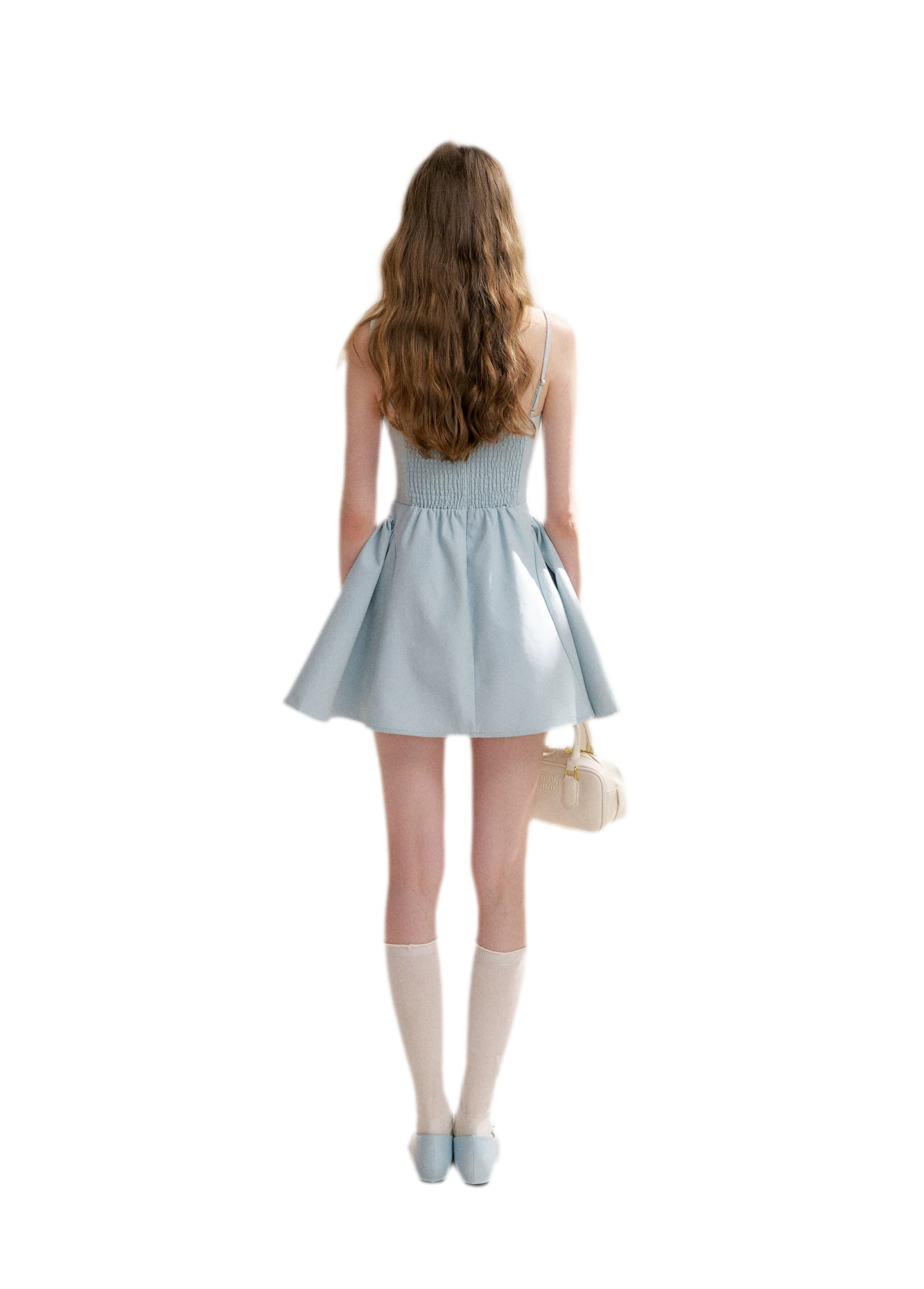 Lace-Trimmed A-Line Camisole Dress