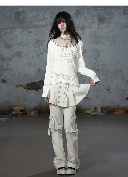 Washed Napoleon Cargo Pants