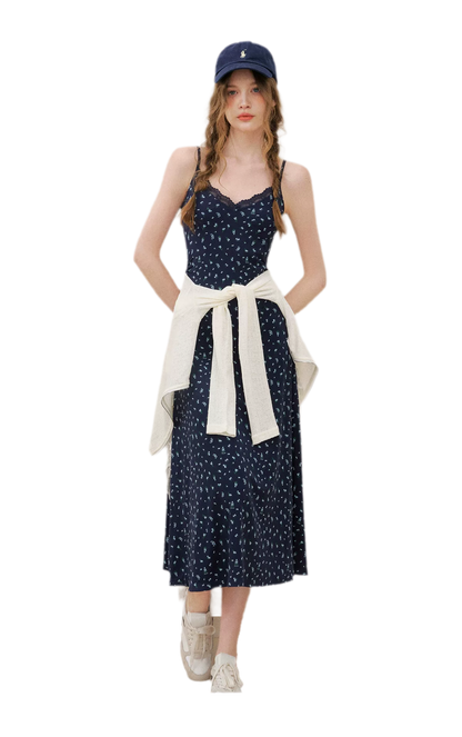 Lily of the Valley Lace A-line Dress