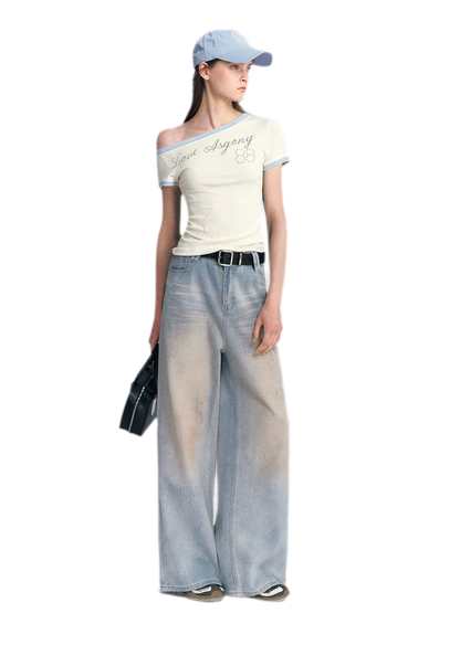 Lyocell Off-Shoulder Tee
