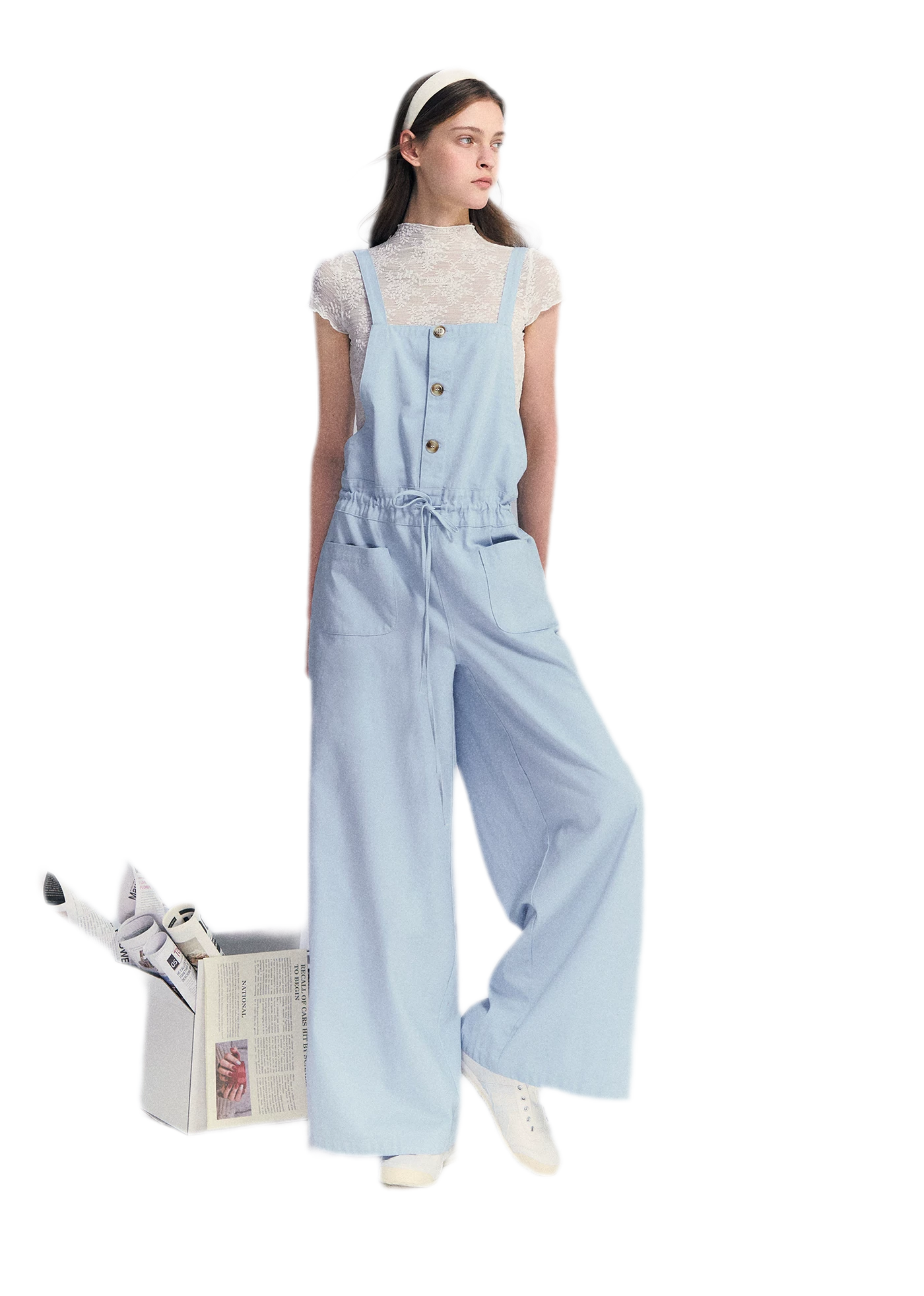 Drawstring Jumpsuit