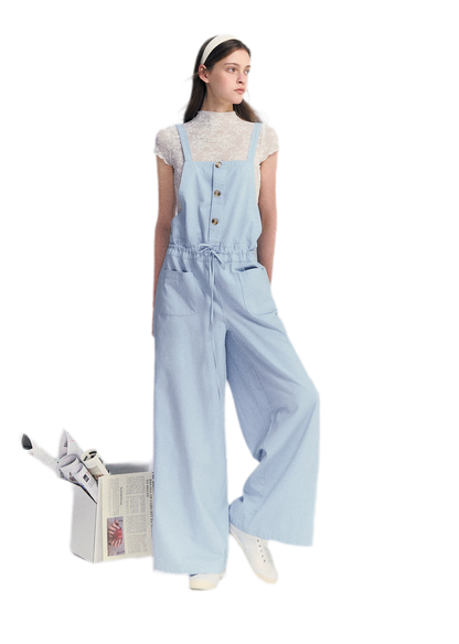 Drawstring Jumpsuit