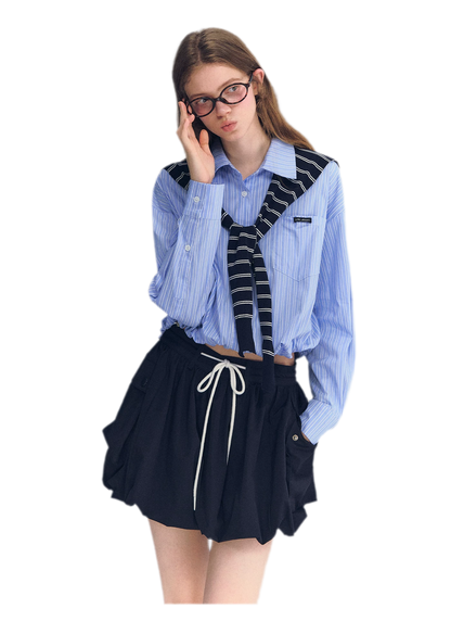 Half-Zip Drawstring Jacket