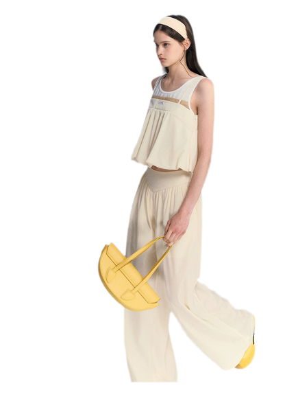 Contrast Faux Layered Set