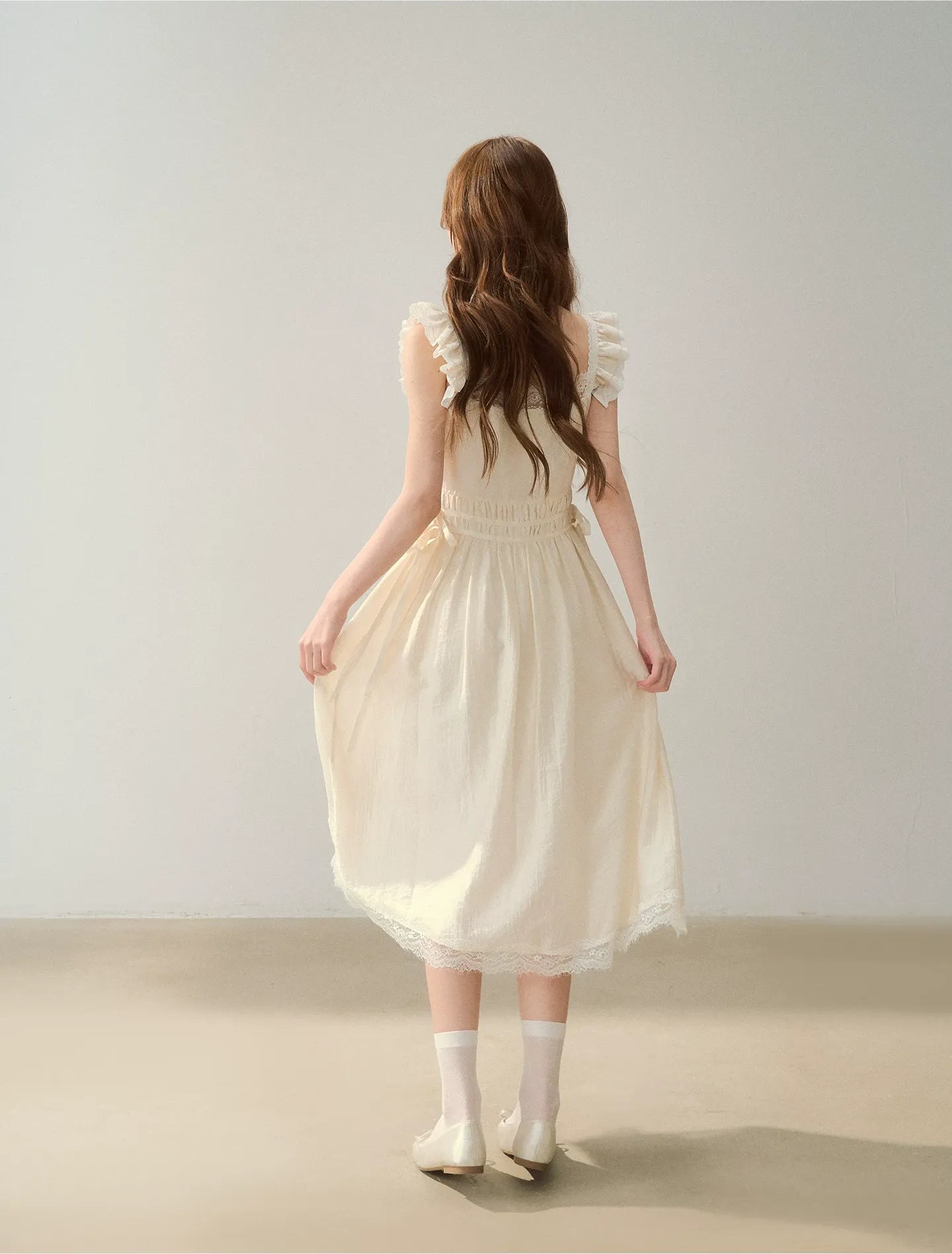 Lace Trim Slip Dress