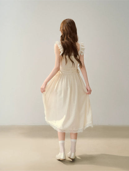 Lace Trim Slip Dress