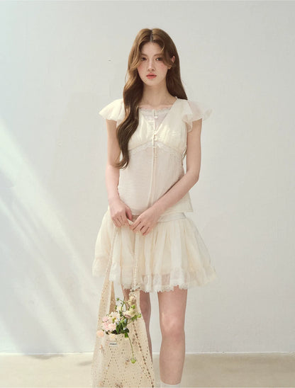 Shell Girl Blouse Skirt
