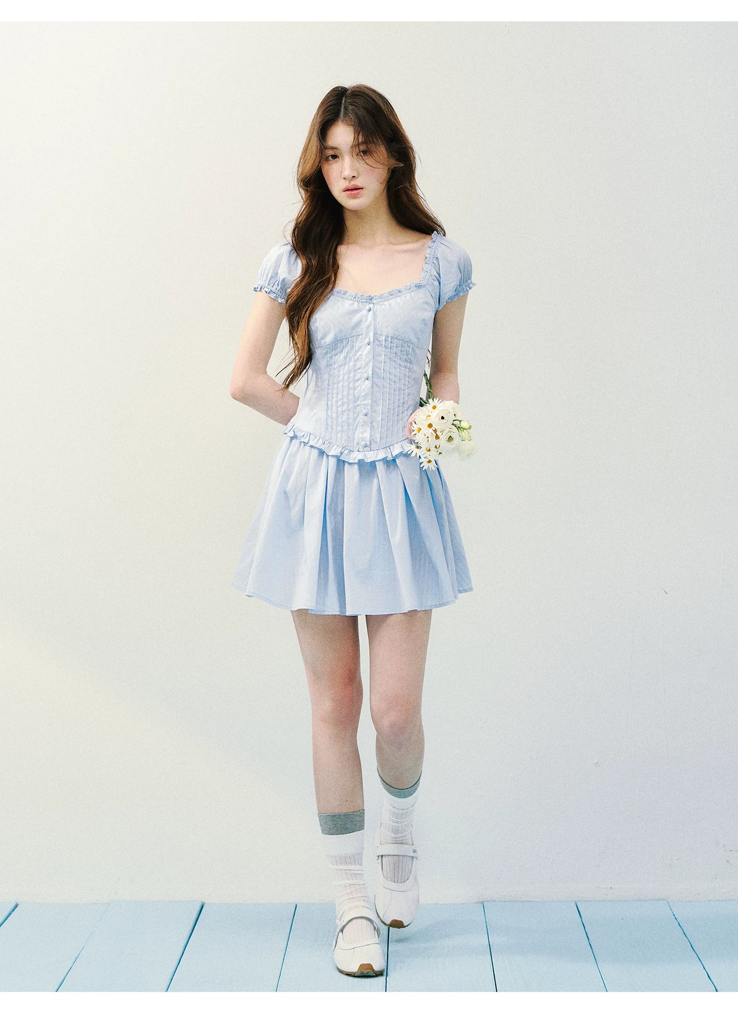 Sea Salt Afternoon Striped Tea Dress