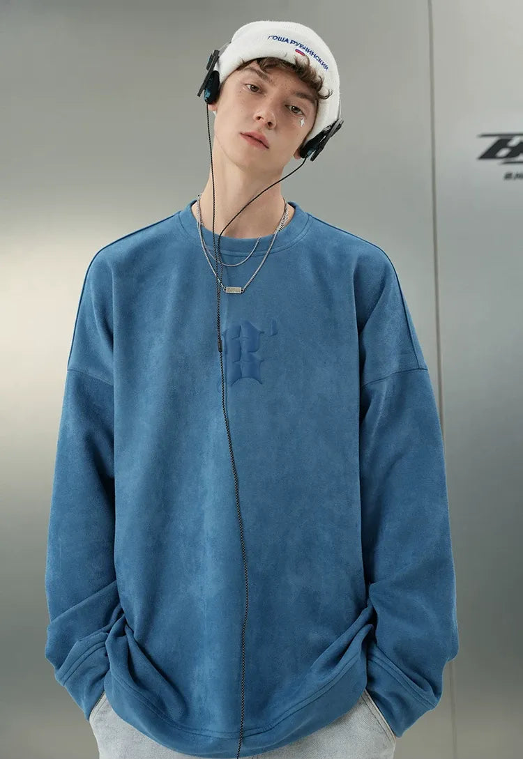 Eco Suede Oversized Sweatshirt