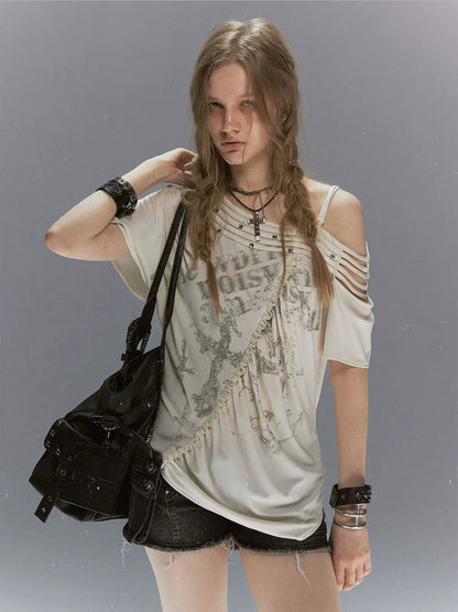 Punk Tencel Studded Tee