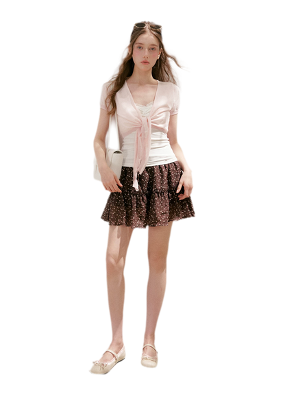 Staycation Ruffled A-Line Floral Skirt