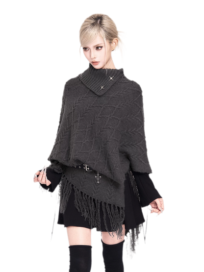 Metal Cross Punk Belt