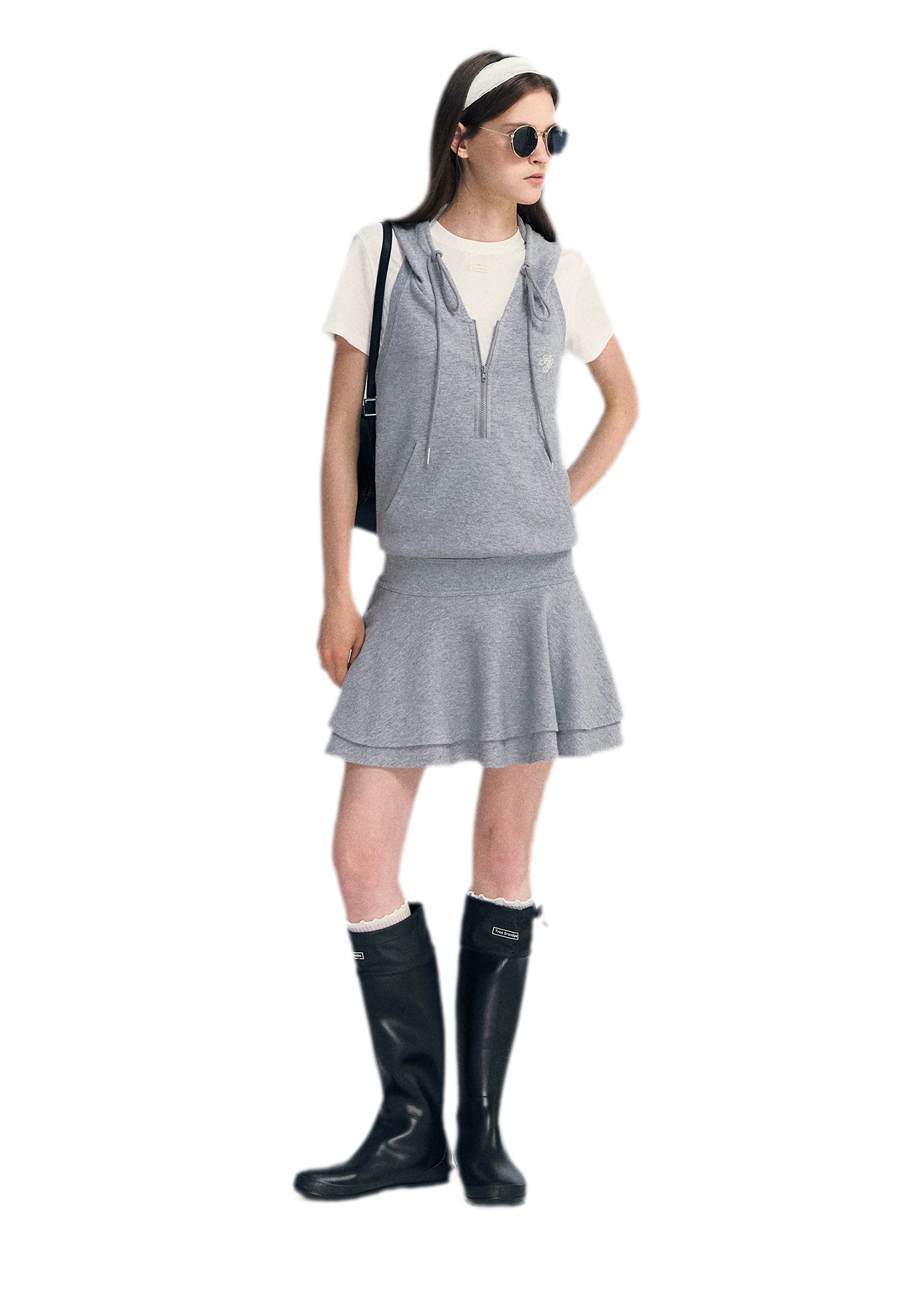 Hooded Romper Dress