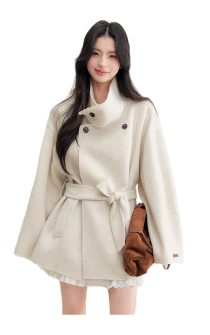 70 Wool Stand Collar Coat