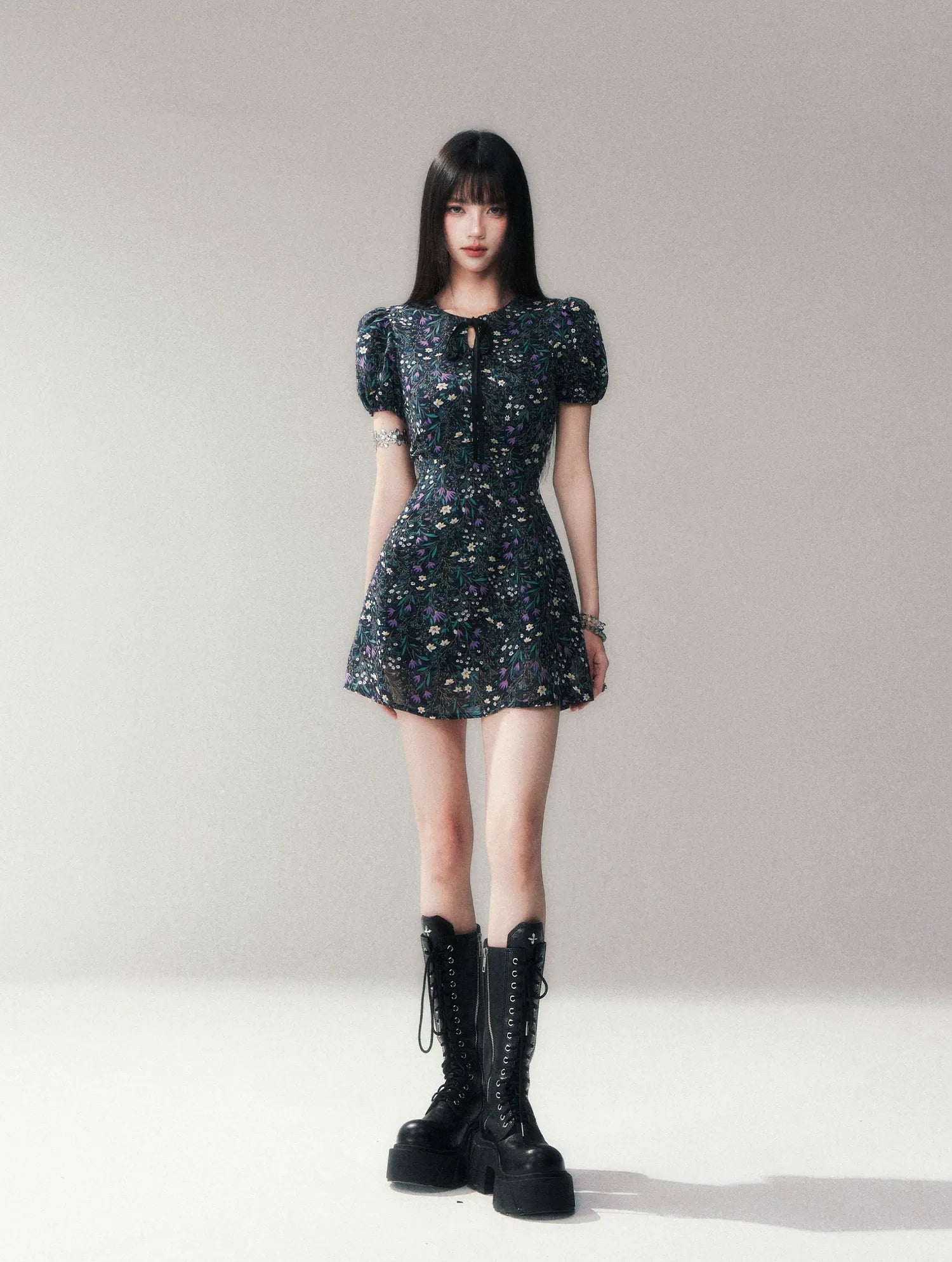 Ink Lily Vintage Mini dress