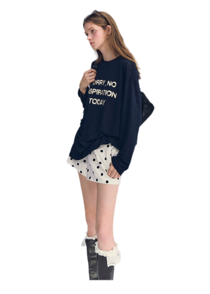 Lyocell Print Long Sleeve Top