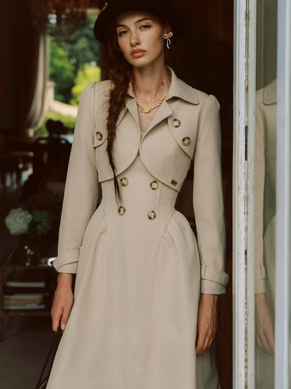 Structured Vintage Jacket Dress Set