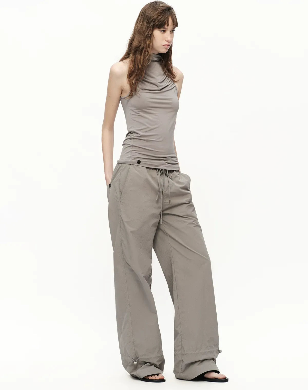 Modal Halter High Neck Tank