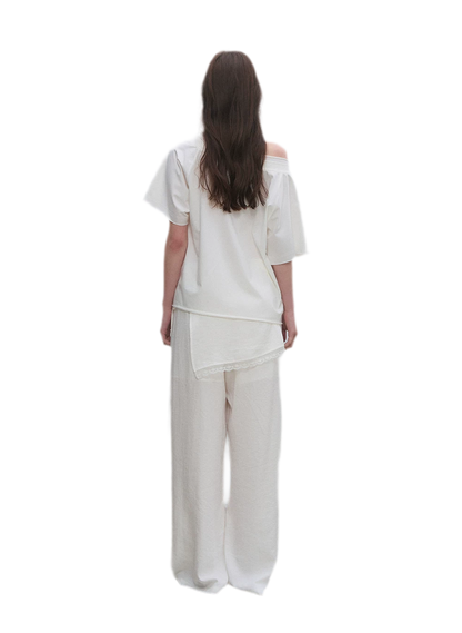 Modal Asymmetric Draped Top