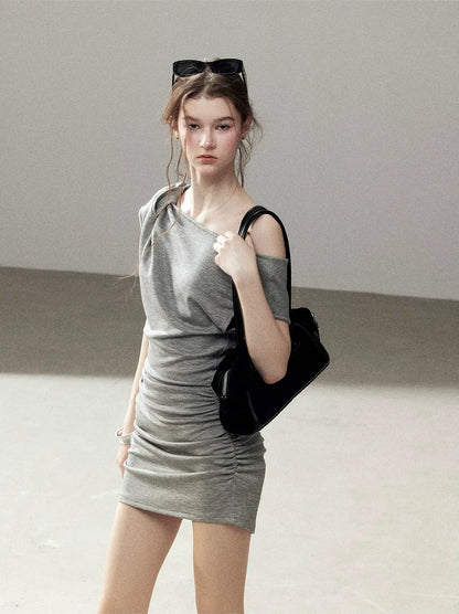 Twist One-Shoulder Dress