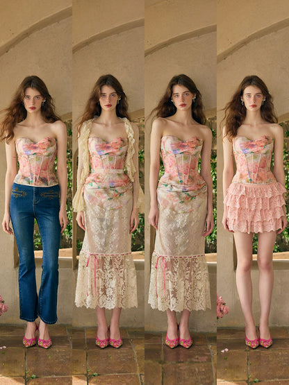Painterly Lace Set