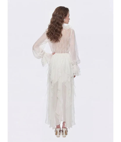 Lace Ruffle Dress