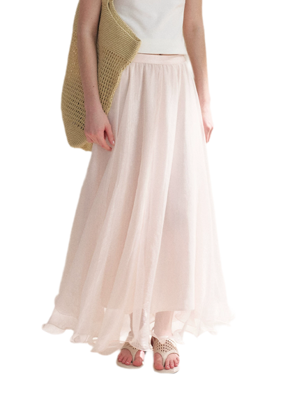 Sakura and Spring Stream A-Line Skirt