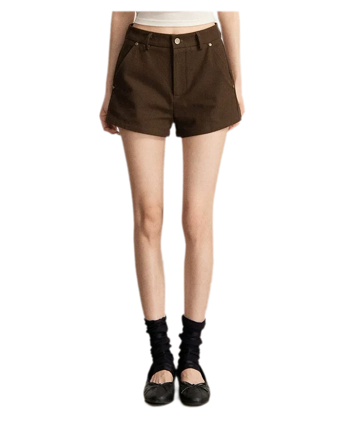 Rhinestone Cotton Summer Shorts