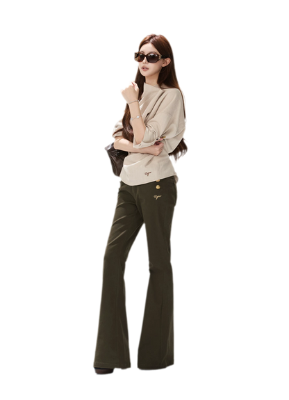 Textured Draped Oversized Shirt