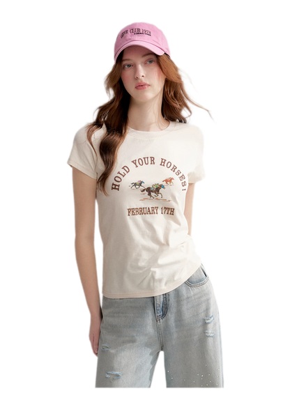 Vintage Horse Print Tee
