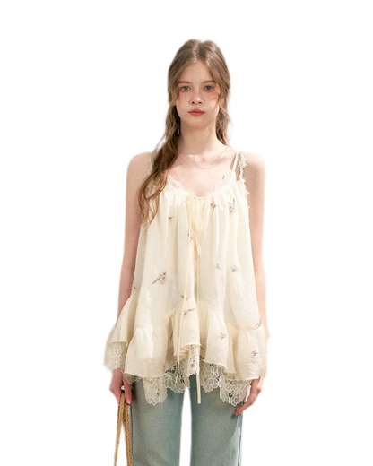 Lace Embroidered Camisole